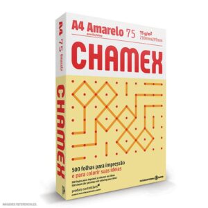 Papel Fotocopia A4 75 G Amarillo Pqtx500