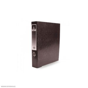 Archivador Pagoda Oficio Negro Plastificado Lomo Angosto