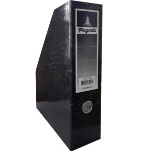 Archivador Revistero Plastificado Pagoda Negro 8 X 35 Cm
