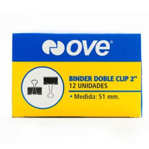 Binder Doble Clip Ove 51 mm Caja X 12 Und