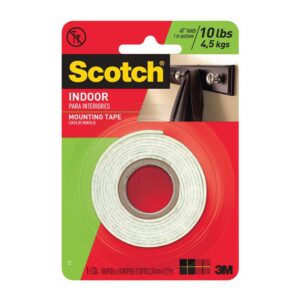Cinta De Montaje Scotch 3M 114 Mount Para Interiores 1'' X 1.27 M