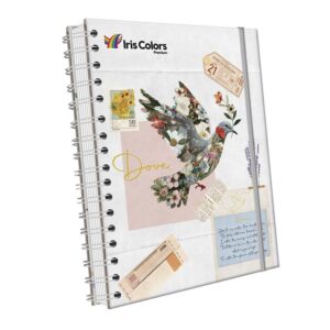 Cuaderno Cuadriculado Anillado A4 Con Liga Surtido 170 Hojas