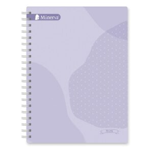 Cuaderno Cuadriculado Anillado Minerva A5 180 Hojas