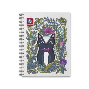 Cuaderno Cuadriculado Anillado A5 Diseño Surtido 140 Hojas