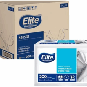 Papel Toalla Elite Interfoliado Plus X 200hj Caja X 18