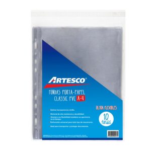 Portapapel Artesco A4 Paquete X 10 Und