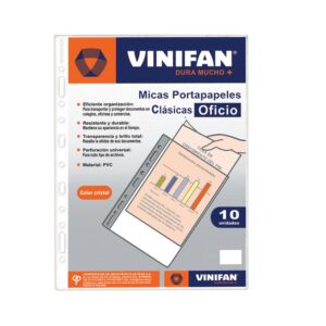 Portapapel Vinifan Oficio X 10 Und