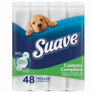 Papel Higiénico SUAVE Doble Hoja Pqtx48unid