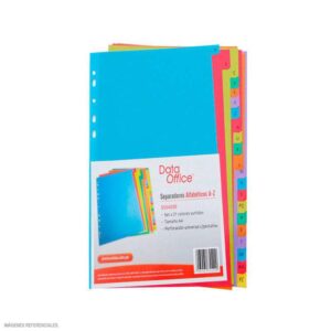 Separador Data Office A4 X 21 Divisiones Alfabético