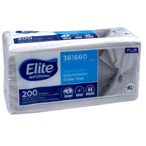 ELITE PAPEL TOALLA INTERFOLIADO DOBLE HOJA X 200 UN XL (361660 )