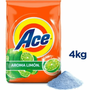 Detergente en Polvo ACE Limón Bolsa 4Kg