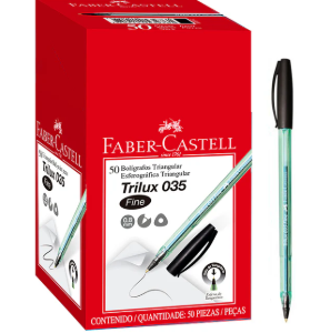 Bolígrafo 035 Faber Castell Azul/Negro/Rojo