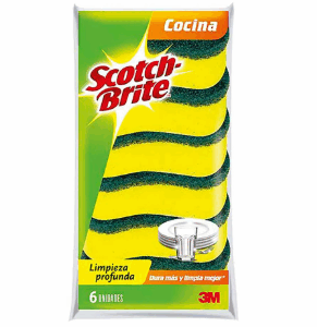 Esponja SCOTCH-BRITE Multiusos Paquete 6un
