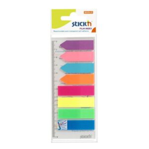Index Tipo Banderitas Stick'N Notes Colores Neón 8 Pads 25 Hojas