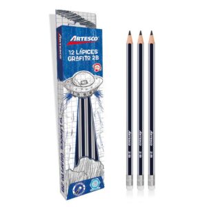 Lápiz Grafito 2-B Artesco
