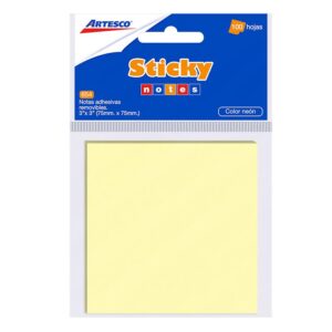 Notas Adhesivas Artesco 75 X 75 Mm 100 Hojas