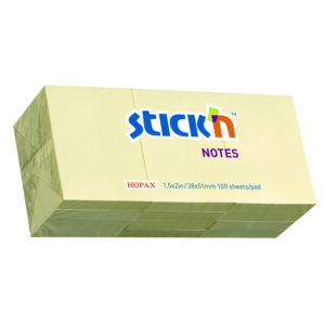 Notas Adhesivas Stick'N Notes 38 X 51 Mm Amarillo Pastel 1200 Hojas