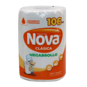 NOVA PAPEL TOALLA MEGA ROLLO X 106H