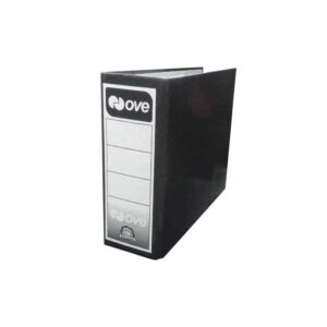 Archivador Plastificado Ove 1/2 Oficio Negro Con Lomo Ancho