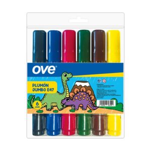 Plumón N°47 Estuche X 6 Und Ove