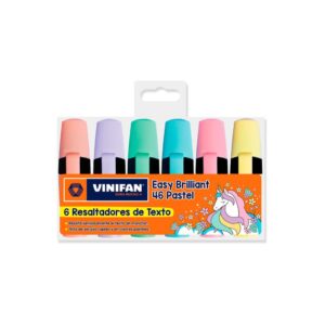 Resaltador Vinifan Easy Brilliant 46 Pastel X 6 Und
