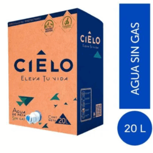 Agua sin Gas CIELO Caja 20L