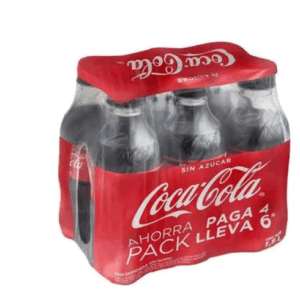 Gaseosa COCA COLA Sin Azúcar 300ml Pqtx06