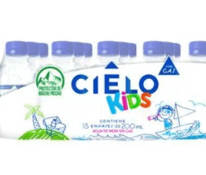 Agua sin Gas CIELO Kids Botella 200ml Paquete 15un