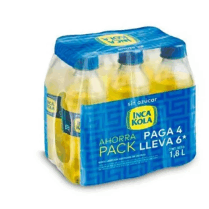 Gaseosa INCA KOLA Sin Azúcar 300ml Pqtx06